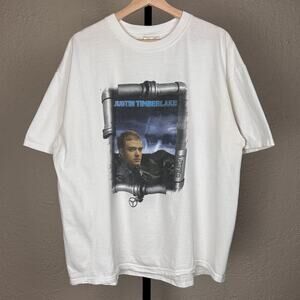 Justin Timberlake 2002 Justified Tour NSYNC XL Merch Shirt